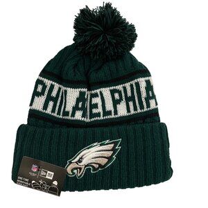 Philadelphia Eagles NFL Knit Beanie Hat Removeable Pom Football Athleisure